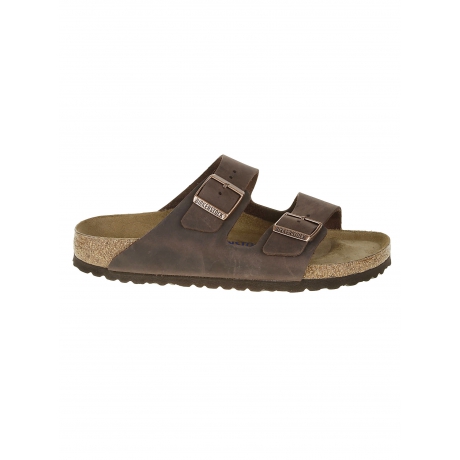 Birkenstock scarpe donna arizona in pelle oleata mocca