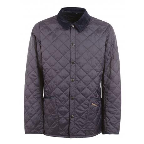 Barbour giacca piumino trapuntato blu uomo