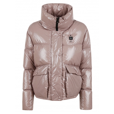 Blauer giubbotto donna rosa bomber collo alto