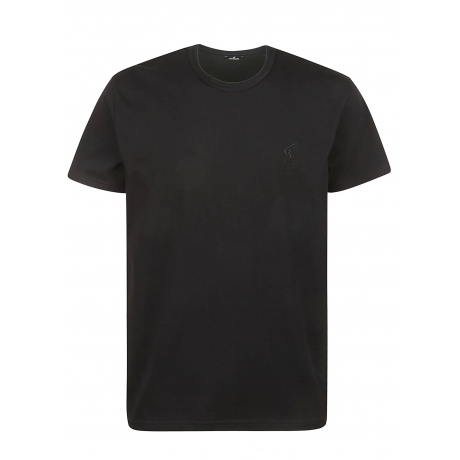 Hogan t-shirt uomo manica corta in cotone nero