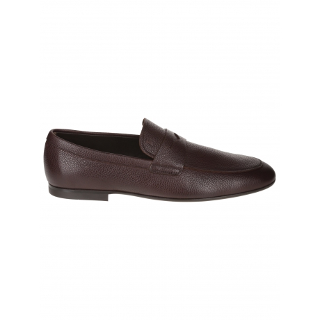 Tod's mocassino uomo in pelle marrone