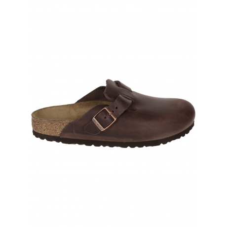 Birkenstock scarpa uomo boston in pelle marrone