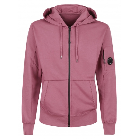 Cpcompany felpa uomo in cotone con cappuccio e zip  rosa