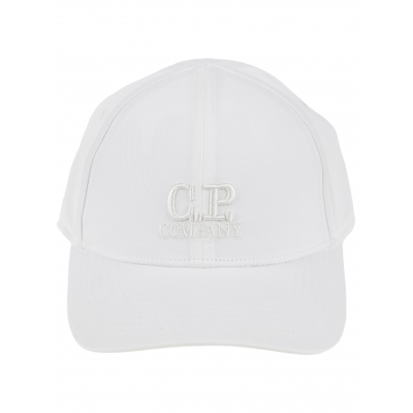 Cpcompany cappello con visiera uomo in cotone bianco