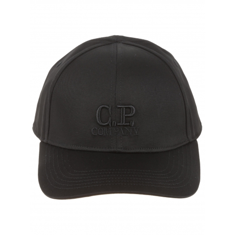 Cpcompany cappello con visiera uomo in cotone nero