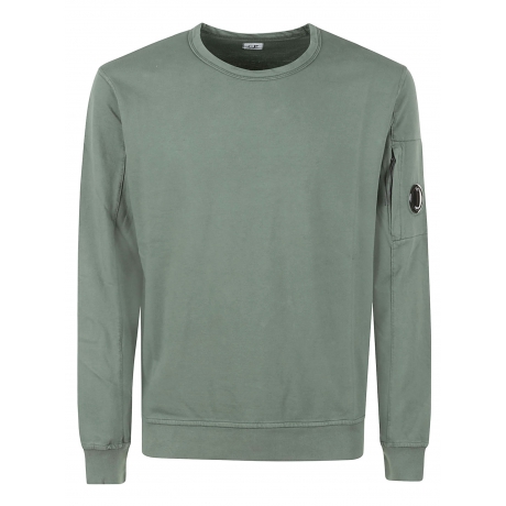 Cpcompany Felpa uomo girocollo in cotone verde