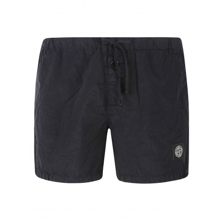 Stone Island costume uomo in nylon blu scuro