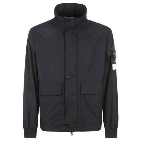 Stone Island giubbotto uomo con cappuccio nero