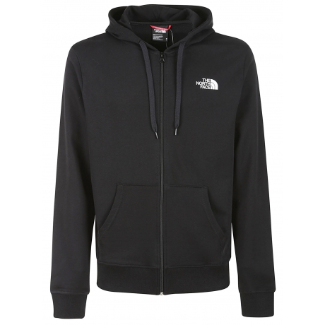 The North Face felpa uomo con cerniera e cappuccio nera