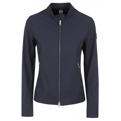 Colmar Giubbotto donna biker softshell fittato blu