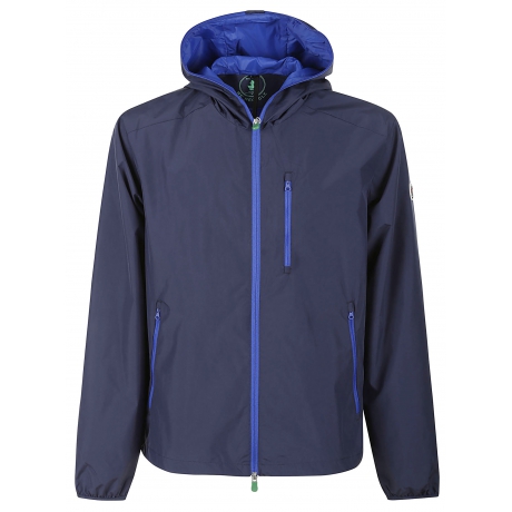 Save The Duck cerata uomo david con zip in contrasto blu