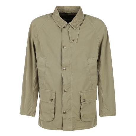 Barbour giacca uomo ashby cerata beige