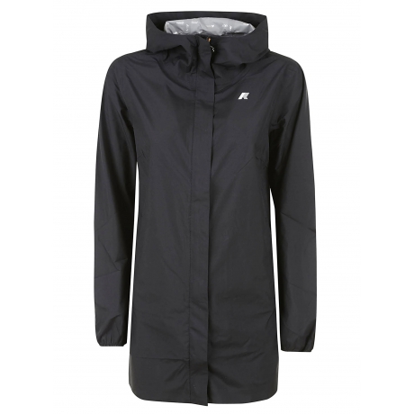 Kway giubbotto donna sophie stretch dot in nylon nero