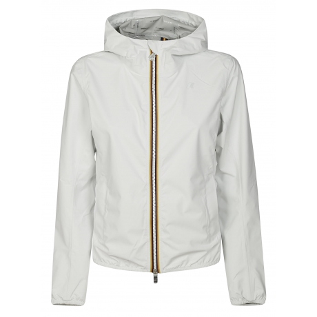 Kway giubbotto donna lily stretch dot in nylon bianco