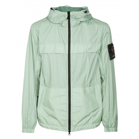 Stone Island giubbotto uomo crinkle in nylon  verde