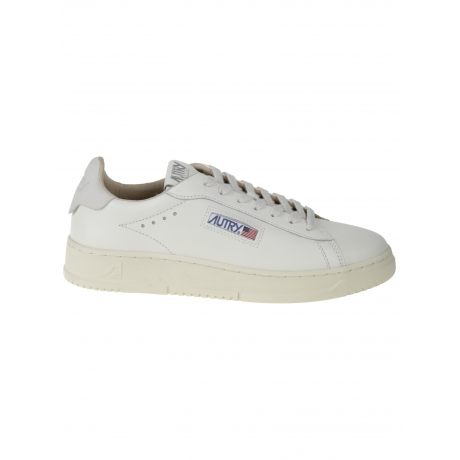 Autry Scarpe bianco uomo in pelle con logo laterale