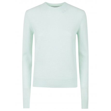 Saint Barth Maglione girocollo donna sorbonne stretch