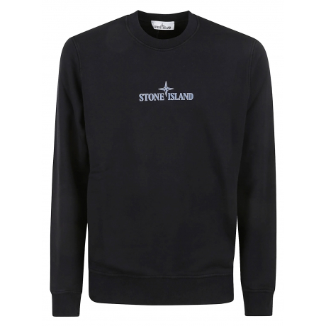 Stone Island girocollo con logo stampato