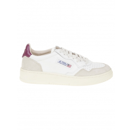 Autry Scarpe viola donna in pelle e camoscio