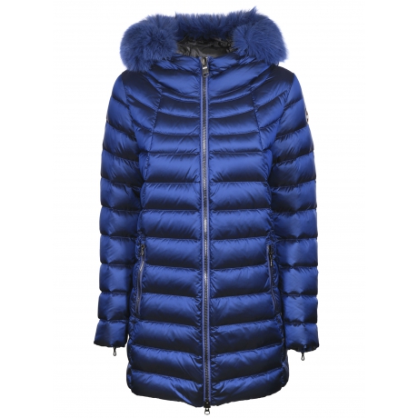 Colmar Piumino a ovetto azzurro donna lungo cappuccio con eco