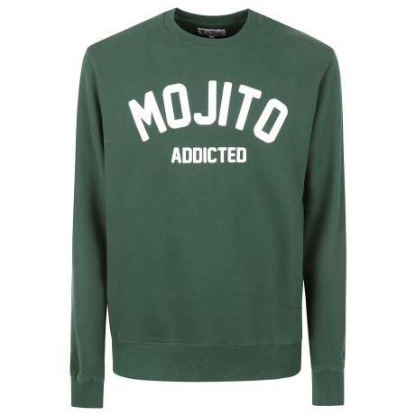 Saint Barth Felpa verde bottiglia uomo soho n mojito addicted