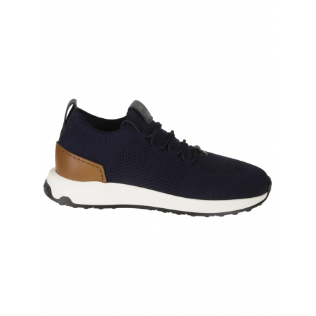 Tod's Scarpe blu uomo in pelle con design a rete (Cucinelli)