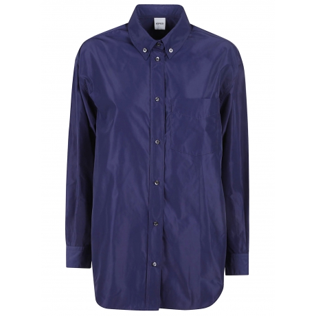 Aspesi Camicia viola donna colletto con bottoni