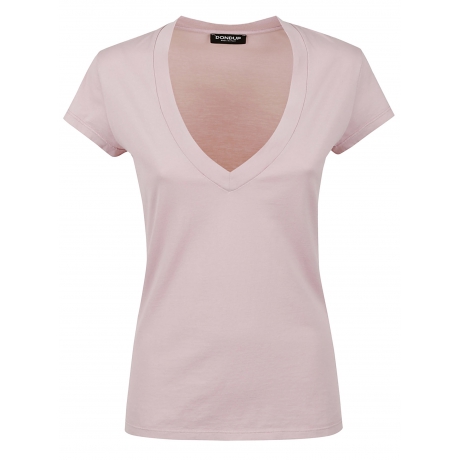 Dondup Maglia donna con scollo v in cotone