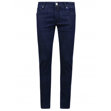 Jacob Cohen Pantalone slim blu uomo 5 tasche