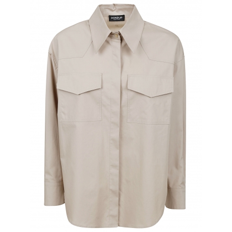 Dondup Camicia over donna con tasche davanti