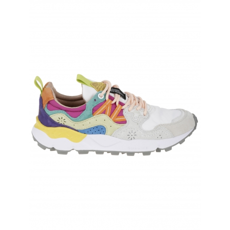Flower Mountain Scarpe donna in suede e nylon con lacci