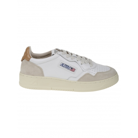 Autry Scarpe cuoio donna in pelle e suede con lacci