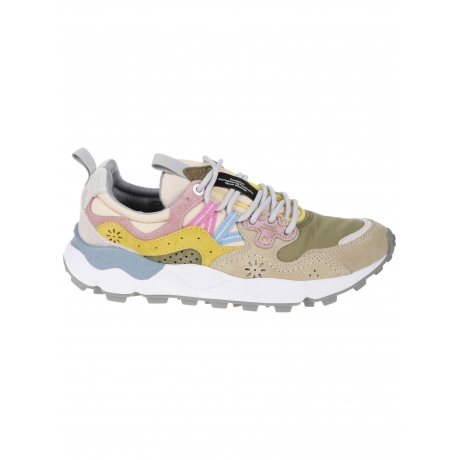 Flower Mountain Scarpe donna in suede e nylon con lacci