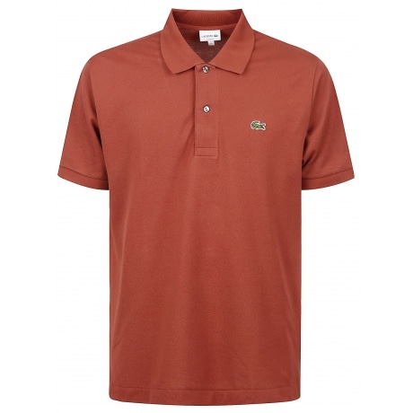 Lacoste Polo mattone uomo in piqué pesante