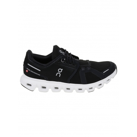 On Scarpe bianco e nero donna con lacci super ammortizzate