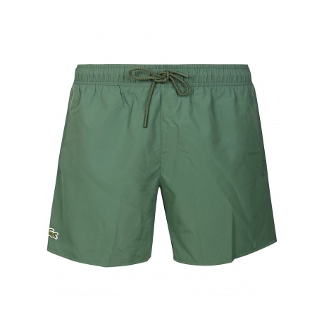 Lacoste Costume verde bosco uomo con tasche