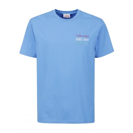 Saint Barth T-shirt girocollo uomo in cotone
