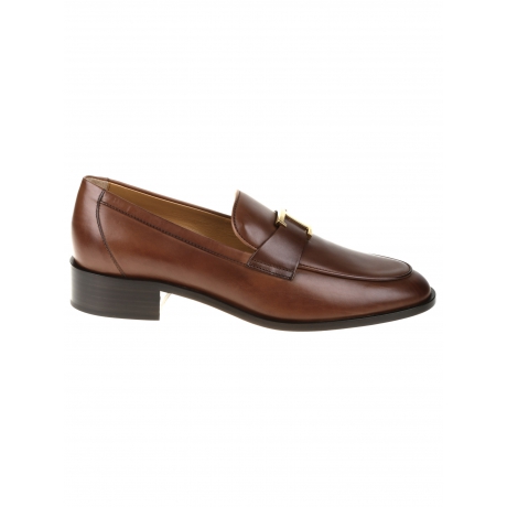 Tod's Mocassino donna in pelle liscia con tacco basso