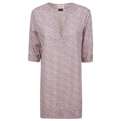 Saint Barth vestito donna con tasche in cotone
