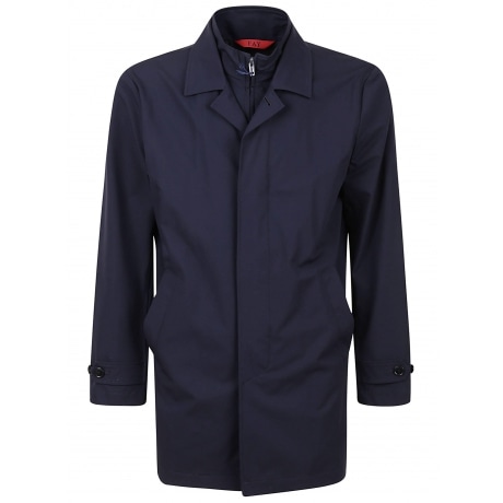 Fay Giubbotto uomo Morning in nylon blu