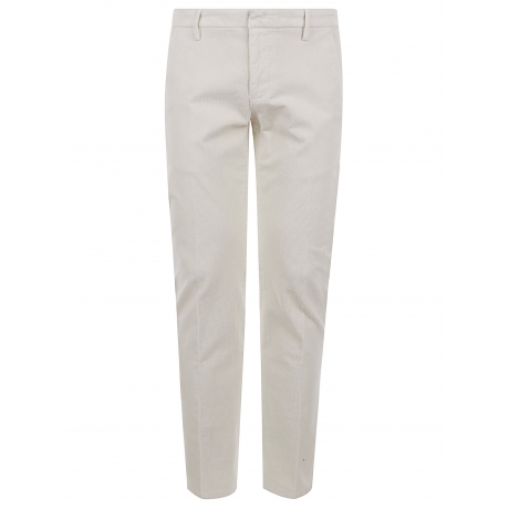 Dondup pantaloni uomo in velluto panna