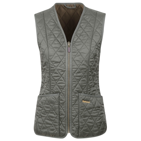 Barbour gilet donna trapuntato verde
