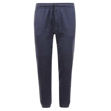 Kway pantaloni sportivi uomo blu con cintura regolabile
