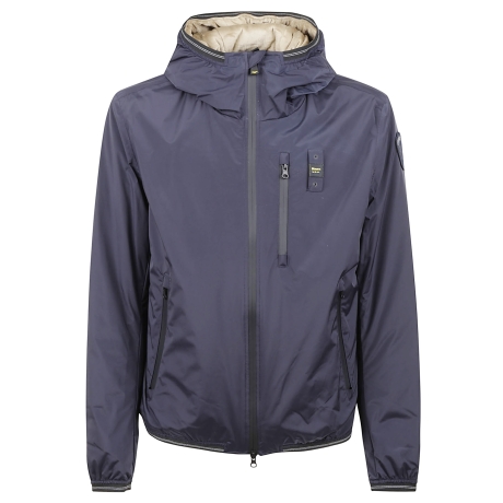 Blauer Giubbotto uomo con interno in eco pelliccia blu