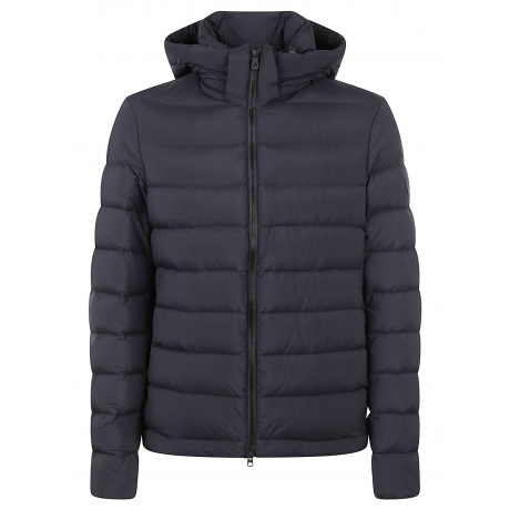 Peuterey Piumino corto uomo nero nylon cappuccio staccabile