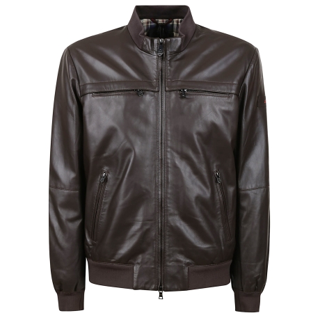 Peuterey bomber uomo in pelle effetto vintage