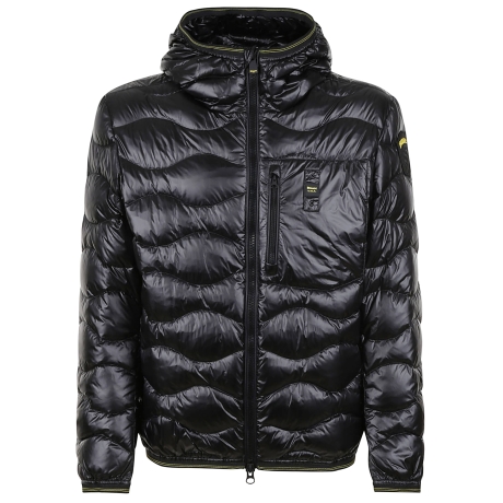 Blauer piumino uomo ad onde nero