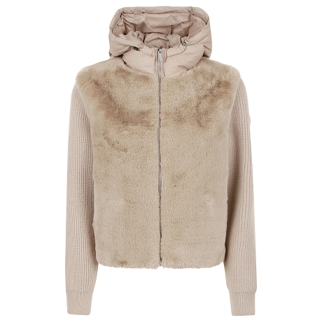 Colmar giacca donna in pelliccia sintetica beige