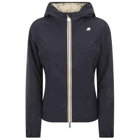 Kway giubbotto lily donna reversibile nero e beige