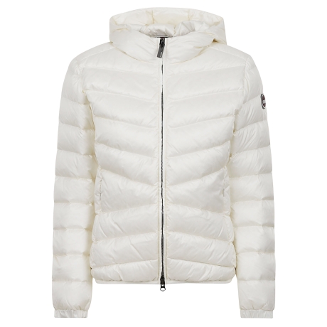 Colmar piumino trapuntato icon donna con cappuccio panna